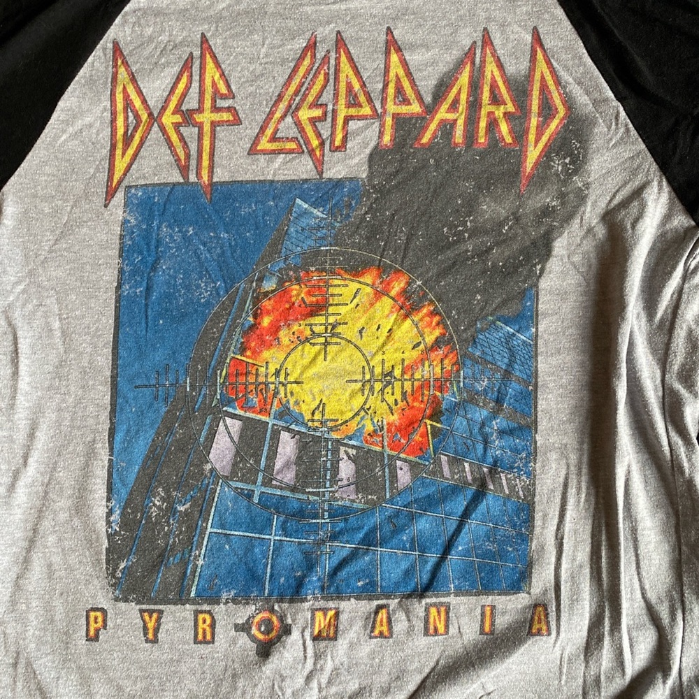 Vintage Def Leppard Raglan Tee